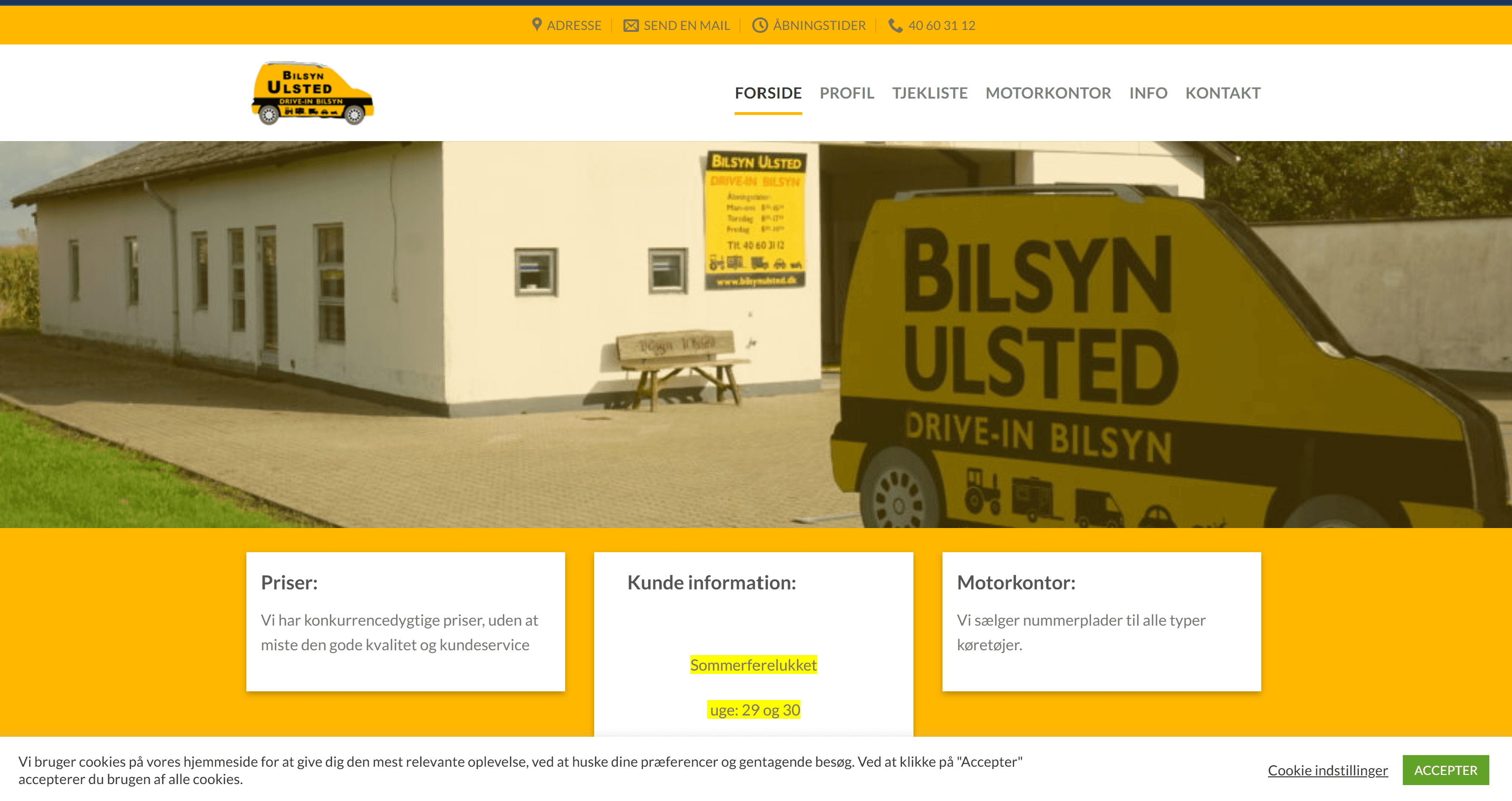 Forsiden på Bilsyn Ulsted